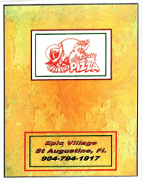 Deleon Pizza Menu